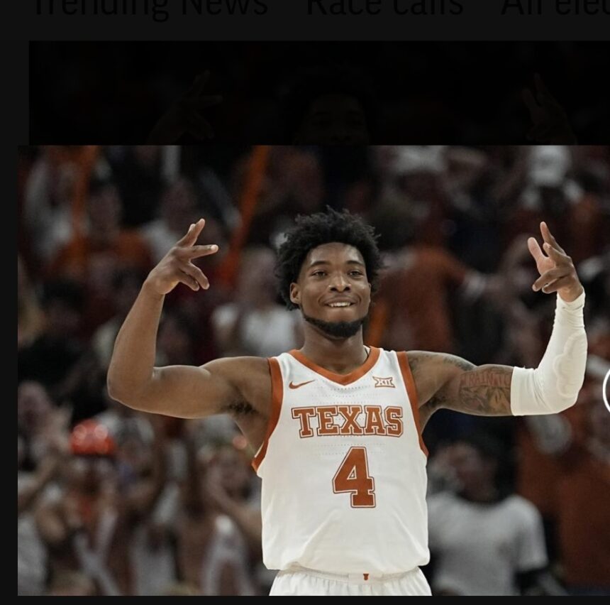 AUSTIN, Texas (AP) — Tyrese Hunter parecía alejarse cada vez más cada vez que lanzaba otro triple. Ninguna distancia parecía fuera de su alcance. Hunter anotó 26 puntos y lideró una ola de tiros de tres puntos que empujó al No. 11 Texas a una victoria dominante 93-74 sobre el No. 2 Gonzaga el miércoles por la noche. Hunter, el estudiante de primer año del año de los 12 grandes de la temporada pasada en Iowa State, acertó 9 de 14 tiros e hizo cinco de los 13 triples de Texas. Hizo tres desde larga distancia en los primeros minutos de la segunda mitad cuando los Longhorns tomaron el control. “Un gran saludo a mis compañeros de equipo por encontrarme. No creo que haya conseguido uno de ellos con el regate”, dijo Hunter.