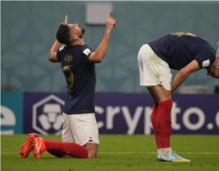 Giroud y Mbappé ayudan a Francia a vencer 4-1 a Australia en el Mundial