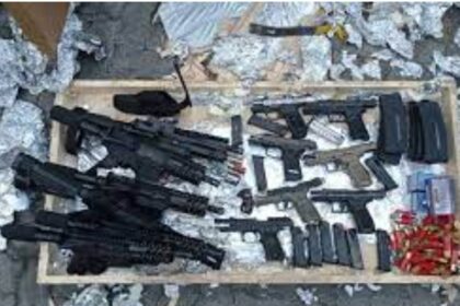 Aduanas decomisa 49 armas de diferentes calibres y miles de municiones procedentes de NYAduanas decomisa 49 armas de diferentes calibres y miles de municiones procedentes de NY
