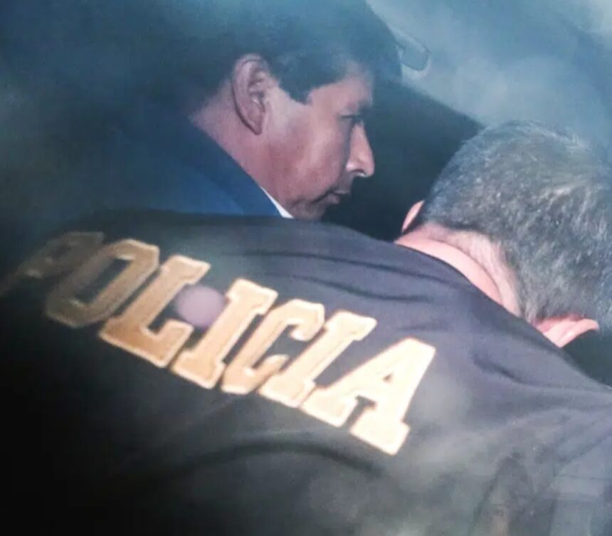 Juez peruano dicta siete días de detención preliminar contra Pedro Castillo