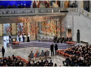 Los premiados con el Nobel de la Paz defienden la labor de la sociedad civil al recibir el galardón 8 Los premiados con el Nobel de la Paz defienden la labor de la sociedad civil al recibir el galardón