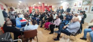 Guido Gómez Mazara juramenta más de 150 dirigentes del PRM en Madrid