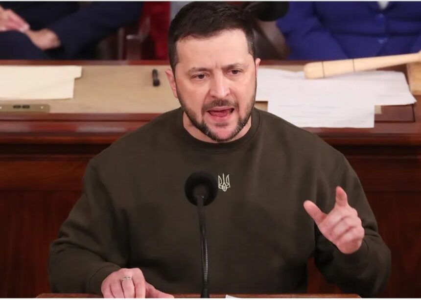 Zelenski pide al Congreso de EE.UU. más ayuda para acelerar la victoria