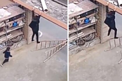 Fuera de Serie :Niño salva a su madre de caer desde un techo