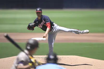 Gore, Candelario llevan a los Nacionales a una victoria de 8-3 sobre los asombrosos Padres