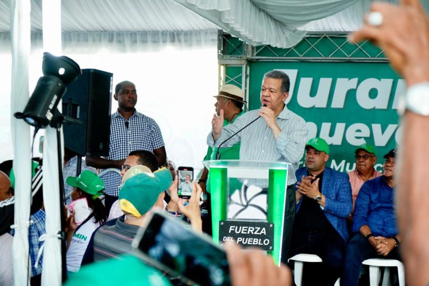 Leonel dice Frente al cambio pa tra volvemos pa lante con la Fuerza del Pueblo22 1