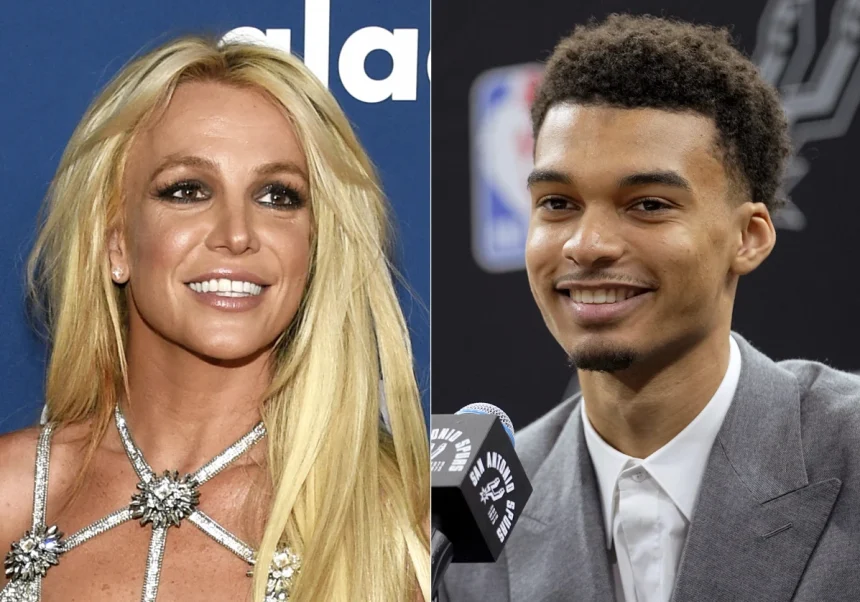 Britney Spears dice que la seguridad de Wembanyama la golpeó en Las Vegas, el novato de los Spurs dice que lo agarraron