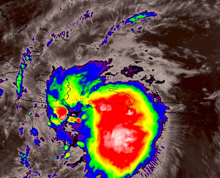 Onamet: Franklin mantiene su desplazamiento hacia el norte, vientos incrementaron a 85km/h