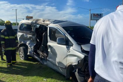 Una persona muerta y tres heridos tras accidente en Cabeza de Toro, Higüey