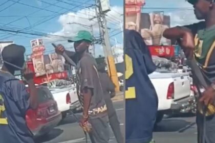 PN apresa a 14 limpiavidrios haitianos en SDO luego de video viral con puñales