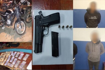 Apresan dos hombres a quienes les fueron incautadas armas y drogas