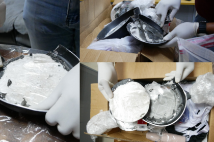 DNCD ocupa dos sartenes rellenos de cocaína; serían enviados a Alemania
