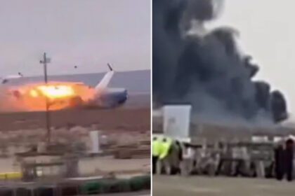 Se estrella un avión de pasajeros en Kazajistán