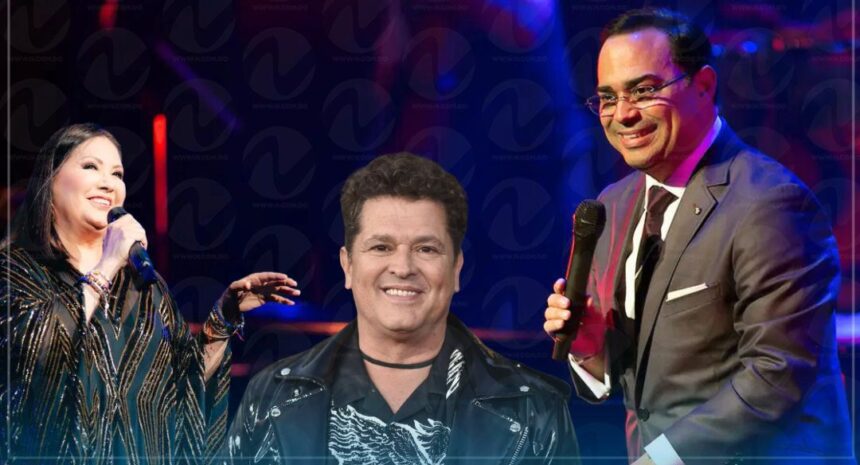 Fin de semana cargado de conciertos en SD y La Romana: Ana Gabriel, Gilberto Santa Rosa y Carlos Vives cautivan a los dominicanos