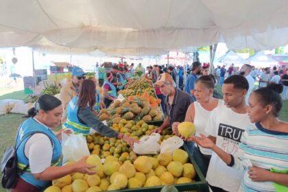 *Residentes de Santo Domingo Este manifiestan satisfacción con la Feria Navidad del Cambio con el Inespre*