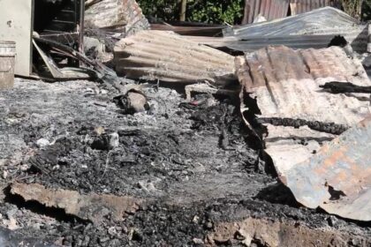 Incendio donde murieron hermanitos en San Cristóbal ocurrió cuando abuela fue al colmado a comprar comida