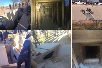 Hallan impresionante túnel clandestino que conecta México con EE.UU. (VIDEO)