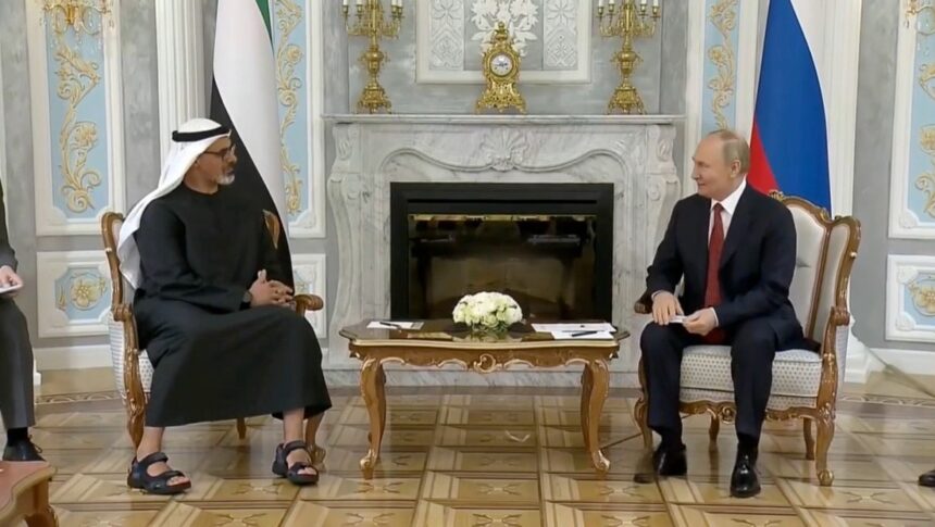 Putin se reúne con el príncipe heredero de los Emiratos Árabes Unidos