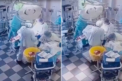 Fuera de Serie :Sismo sorprende a cirujanos rusos en medio de una operación y su reacción no tiene precio (VIDEO)