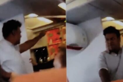 "Muerte a EE.UU., muerte a Trump": pasajero de avión desata pánico y amenaza con una bomba (VIDEO)