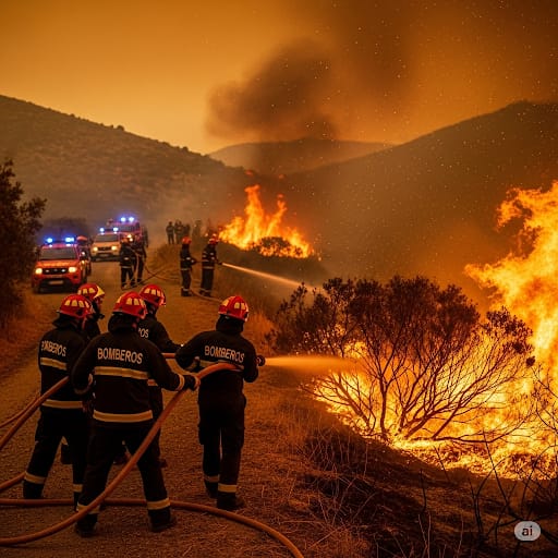 Incendios España: Abandono y Calor