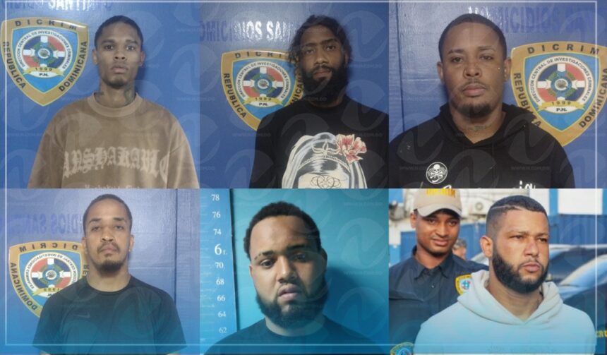Estos son los seis arrestados por abuso sexual grupal a una joven en Villa González