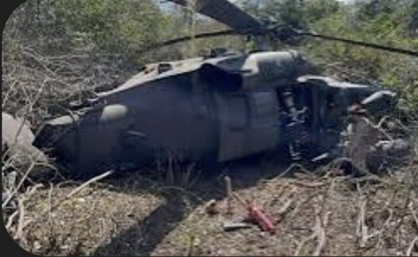Un helicóptero se estrella en EE.UU.