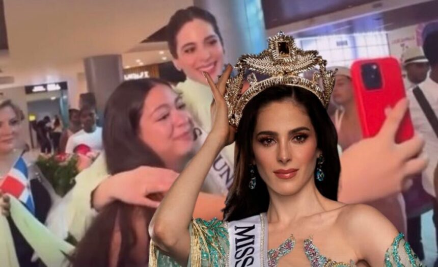 Miss Universo, Fátima Bosch, llega a RD y es recibida con algarabía