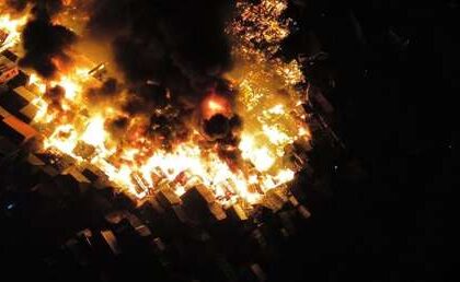 VIDEO APOCALÍPTICO: Incendio masivo consume un vecindario en Filipinas
