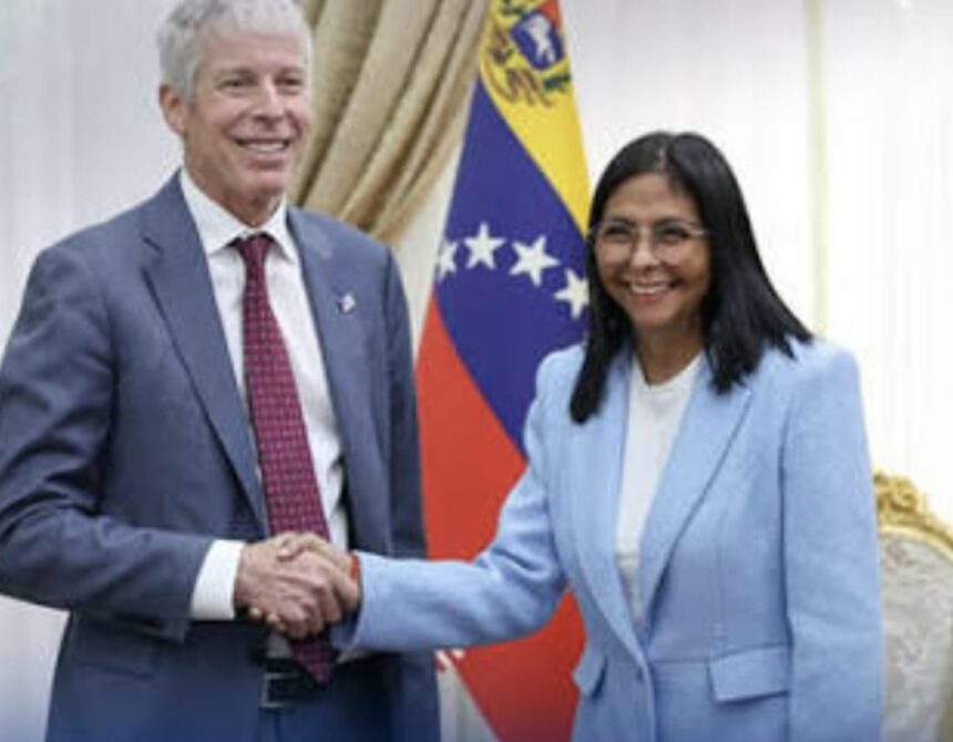Delcy Rodríguez comenta la agenda energética con EE.UU.