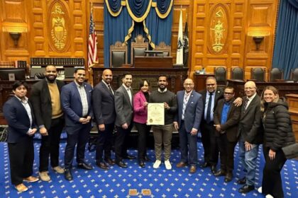 Luis Cruz Jiminián recibe reconocimientos por trayectoria y liderazgo humanitario durante visita en Massachusetts