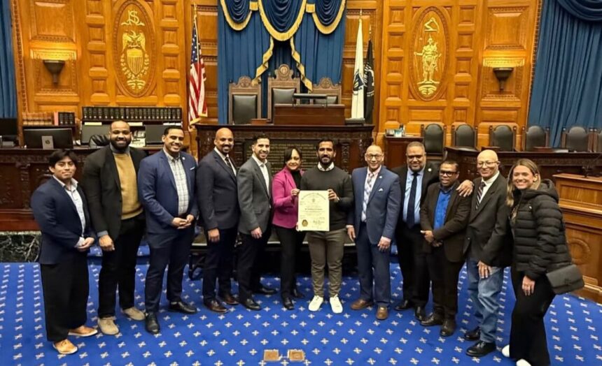 Luis Cruz Jiminián recibe reconocimientos por trayectoria y liderazgo humanitario durante visita en Massachusetts