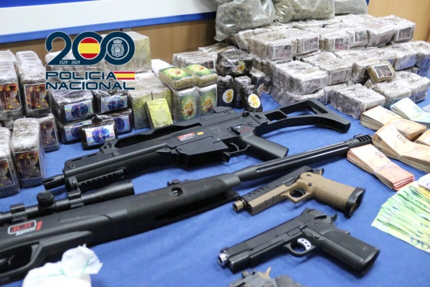 Incautados 242 kilos de cocaína y 51 detenidos en Valencia, Castellón, Madrid y Cuenca