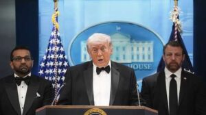 Trump da detalles el incidente de seguridad con un hombre armado durante la cena de corresponsales