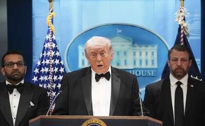 Trump da detalles el incidente de seguridad con un hombre armado durante la cena de corresponsales