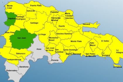 COE eleva a 26 las provincias en alerta amarilla y reduce a 2 las verdes