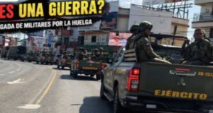 Fuerte despliegue militar en San Francisco de Macorís ante convocatoria de huelga por 24 horas