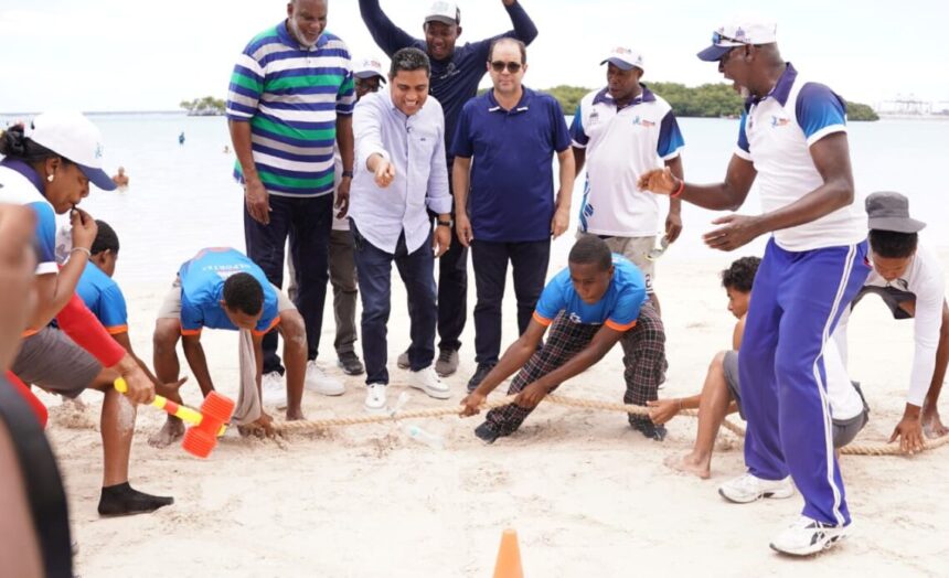 Ministro Kelvin Cruz encabeza inauguración Juegos de Semana Santa 2026