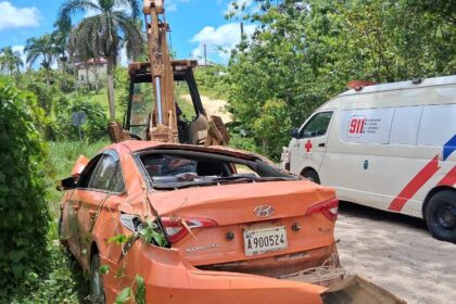 Accidente en Autovía del Nordeste deja un herido tras maniobra evasiva en Monte Plata