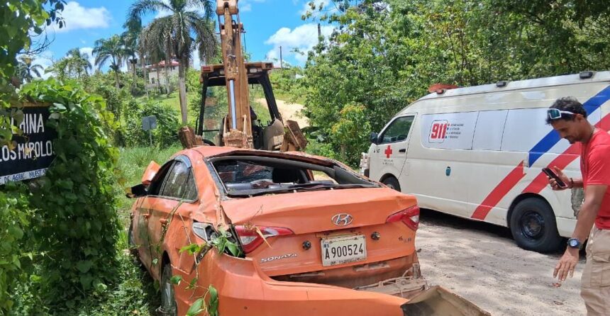 Accidente en Autovía del Nordeste deja un herido tras maniobra evasiva en Monte Plata