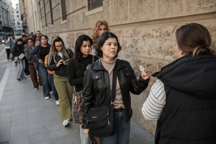 Esperanza, nervios y muchas dudas en el primer día para solicitar la regularización