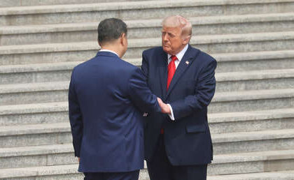 VIDEO: Primer apretón de manos de Trump y Xi Jinping