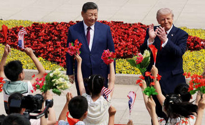 Foto Reportaje: Las mejores FOTOS de la colorida bienvenida de China a Trump