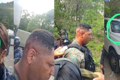 PN reporta agentes mujeres y un capitán de las FF. AA. heridos en protesta cerca del proyecto Romero