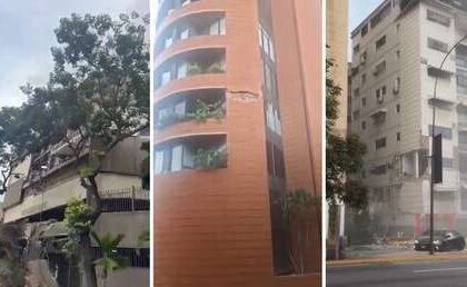 VIDEOS: Daños en edificios tras el fuerte terremoto en Venezuela