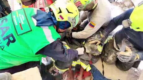 70 horas bajo los escombros: el dramático rescate de un niño en Venezuela (VIDEO)