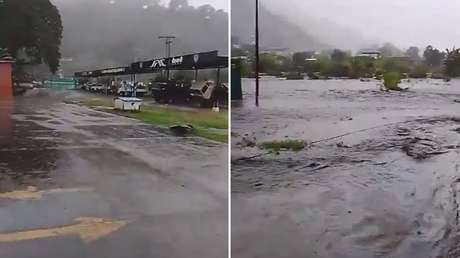 "El río está llevándose todo": El grito de una mujer en medio de las inundaciones en Venezuela (VIDEO)