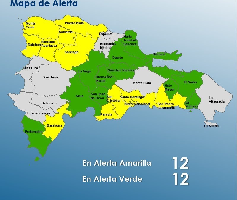 Aumentan a 24 las demarcaciones en alerta por vaguada
