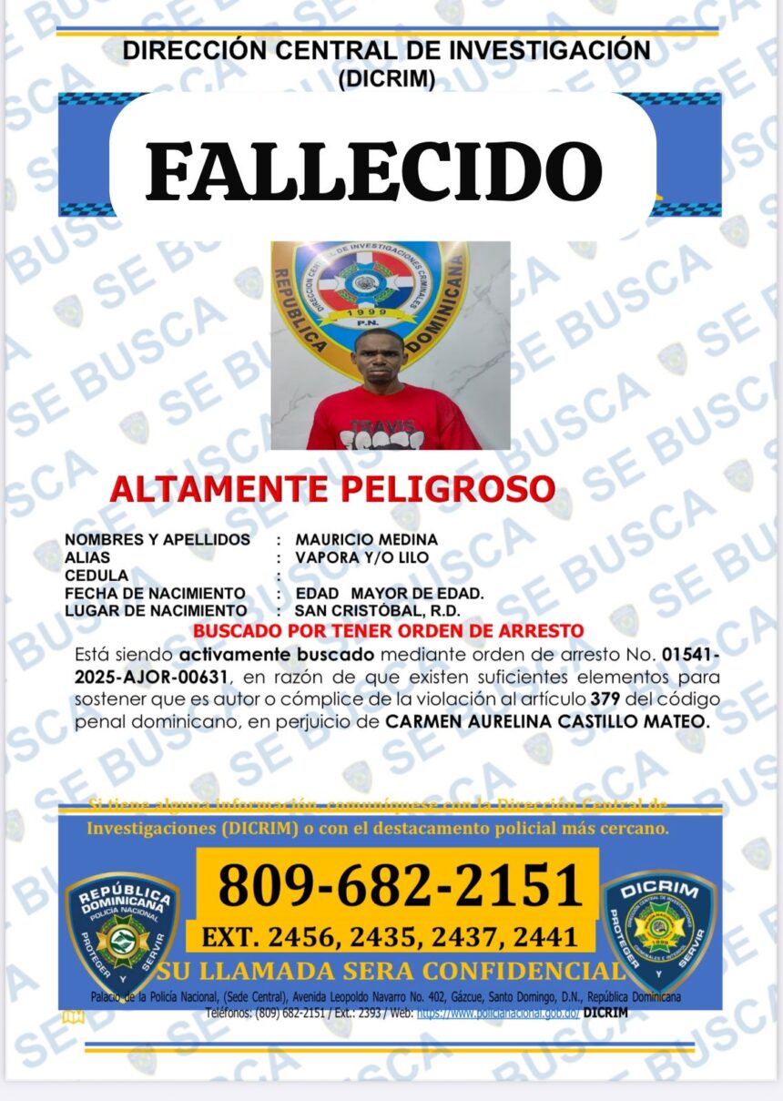 Muere presunto delincuente en un intercambio de disparos con una patrulla policial en San Cristóbal