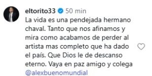 Entre lágrimas y homenajes: artistas despiden a Alex Bueno, “El Mayimbito” de la música dominicana